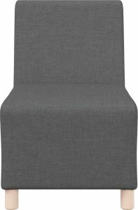 vidaXL Sofa Fotel Ciemnoszary 55 cm Tkanina 4