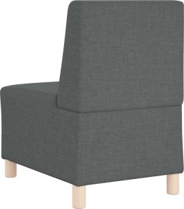vidaXL Sofa Fotel Ciemnoszary 55 cm Tkanina 6