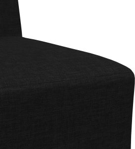 vidaXL Sofa Fotel Czarny 55 cm Tkanina 7