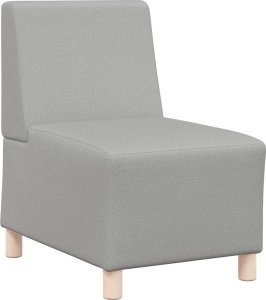 vidaXL Sofa Fotel Cloud Grey 55 cm Tkanina 2