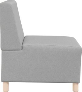 vidaXL Sofa Fotel Cloud Grey 55 cm Tkanina 5
