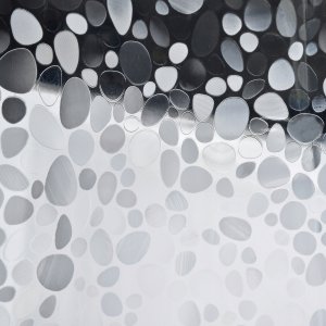 ZAC PATTERN Zasłona prysznicowa 180x180cm 2