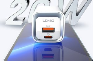 Ładowarka z kablem Licencja Apple MFI 20W 2x USB 14