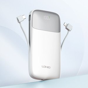 Powerbank LDNIO PQ20 22.5W 20000mAh USB-C, lightning (biały) 2