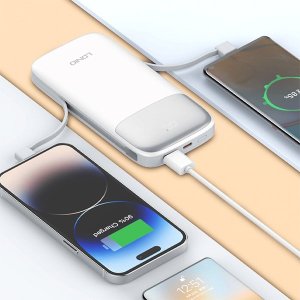 Powerbank LDNIO PQ20 22.5W 20000mAh USB-C, lightning (biały) 4