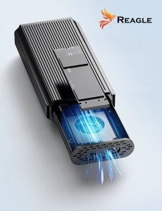 OBUDOWA KIESZEŃ NA DYSK SSD NVME PCIe M.2 USB-C 4.0 Thunderbolt 4, 40 Gb/s 9