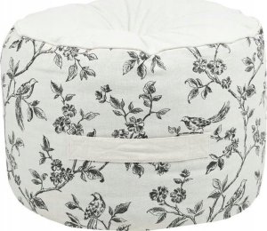 Bawełniana pufa CLARINE, Ø  40 cm 1