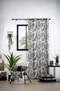 Beliani Bawełniana pufa ZIANA, Ø 40 cm 3