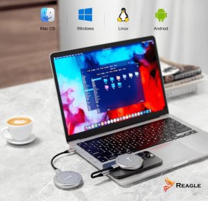 OBUDOWA NA DYSK SSD M.2 2230 NVMe KIESZEŃ MagSafe 10 Gb/s iPhone REAGLE 3