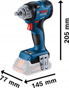 Bosch GDS 18V-330 HC PROFESSIONAL, Impact wrench, Black, Blue, Red, 1/2", 2800 RPM, 560 N·m, 1200 RPM - SOLO 2