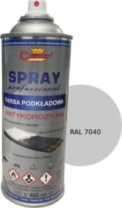 SPRAY Farba Podkładowa antykorozyjna Champion 400ml SZARY RAL 70040 1