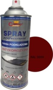 SPRAY Farba Podkładowa antykorozyjna Champion 400ml CZERWONA RAL 3009 1