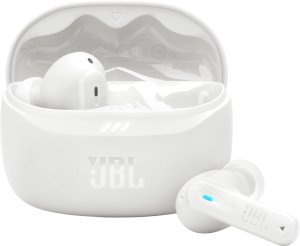 JBL wireless earbuds Tune Beam 2, white 1