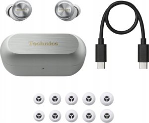 Technics wireless earbuds EAH-AZ100E-S, silver 6