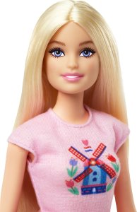 Lalka Barbie Mattel Pink Passport Barbie na rowerze z pieskiem (HWJ00) 4