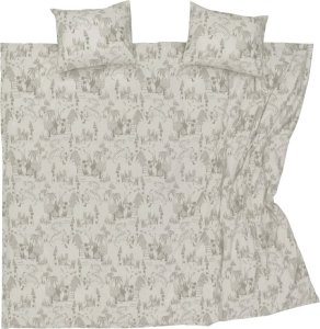 Moomin bedding set 2 pers. 240x210 Garden Party beige 1