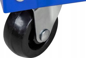 WORKSHOP TROLLEY 3 LEVELS REINFORCED /SILVER 6