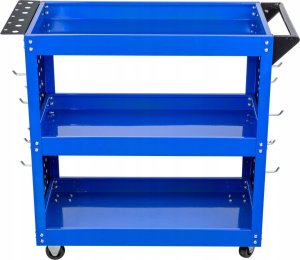 WORKSHOP TROLLEY 3 LEVELS REINFORCED /SILVER 8