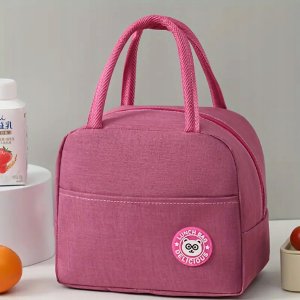Torba termiczna izolacyjna typu lunch box RC-K-1079 różowa 9
