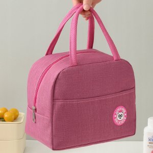 Torba termiczna izolacyjna typu lunch box RC-K-1079 różowa 10