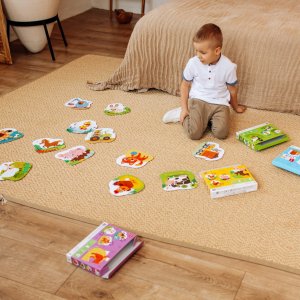 Dodo Puzzle 3w1 2-3-4 Elementy "Zwierzaki" Trzy Układanki Zwierzęta Domowe 3