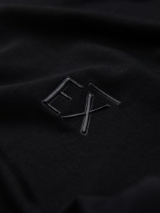 T-shirt męski V-neck SLIM FIT z elastanem i printem   czarny V1 OM-TSBC-0221 S 6