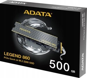 Dysk SSD ADATA Legend 860 500GB M.2 2280 PCI-E x4 Gen4 NVMe (SLEG-860-500GCS) 7