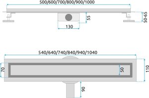 REA-G5808 / REA / NEOX PRO / ODWODNIENIE LINIOWE 700 SZCZOTMOWANY / 13
