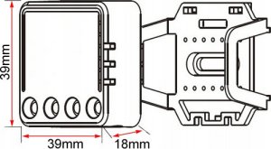 RTX Moduł BEZNAPIĘCIOWY NC NO MINI Przekaźnik Sterownik TUYA ZigBee + RF 11