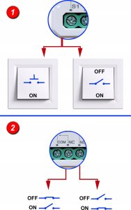 RTX Moduł BEZNAPIĘCIOWY NC NO MINI Przekaźnik Sterownik TUYA ZigBee + RF 9