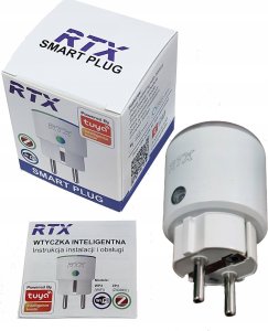 Gniazdko Wtyczka RTX Pomiar Licznik Energii do 260V WiFi TUYA 4