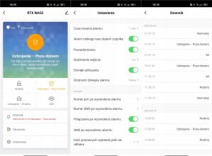 Alarm RTX zestaw bezprzewodowy TUYA WiFi RFID GSM 8