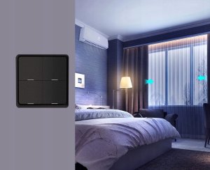 RTX Pilot Przełącznik 12 scen 4 P ZigBee Tuya czarny 6