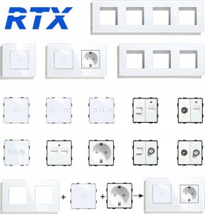 RTX Ściemniacz Dotykowy 1obw. Bi. ZigBee TUYA SH# 8
