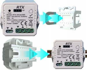 RTX 10x Sterownik Rolet TUYA WiFi Pilot RFR1M 12