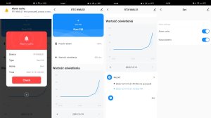 Czujnik detektor ruchu i światła PIR LUX WiFi TUYA 8