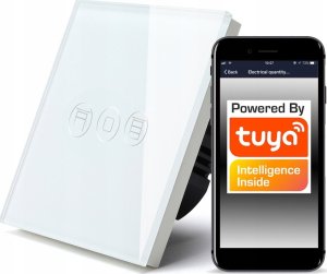 Włącznik Rolet Sterownik Dotykowy WiFi TUYA biały 1
