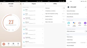 Termostat Sterownik Kotła Pompy Pieca Zigbee TUYA 5