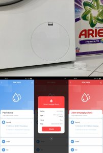 Kompaktowy Czujnik sensor wody zalania ZigBee TUYA 12