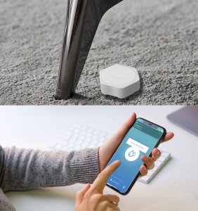 Kompaktowy Czujnik sensor wody zalania ZigBee TUYA 8