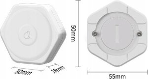 Kompaktowy Czujnik sensor wody zalania ZigBee TUYA 10
