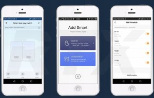 Włącznik Dotykowy ZigBee TUYA 4obw. czarny# L+N 5