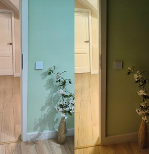 Włącznik Dotykowy ZigBee TUYA 4obw. czarny# L+N 10