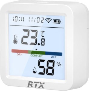 Czujnik Sensor Temperatury i Wilgotności LCD Zigbee Tuya 12
