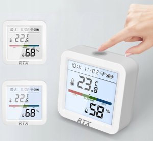 Czujnik Sensor Temperatury i Wilgotności LCD WiFi Tuya 8
