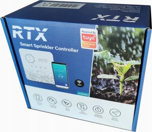 Sterownik system podlewania nawadniania ogrodu RTX TUYA WiFi 8 STREF TIMER 12