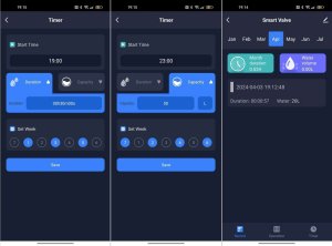 RTX Zawór System Nawadniania Podlewania Ogrodu Tuya Zigbee # Pomiar Wody 12