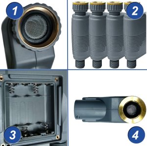 RTX Zawór System Nawadniania Podlewania Ogrodu Tuya Zigbee # Pomiar Wody 14