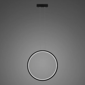 Lampa wisząca Ledowe Okręgi No.1 X 40cm 4k 22W czarny (Barwa światła barwa dzienna, Kierunek padania światła do wewnątrz, Kolor Czarny, Możliwość ściemniania nie) 1