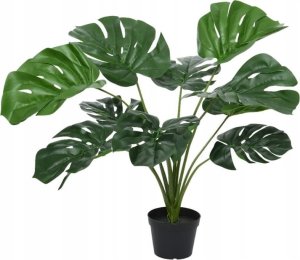 Sztuczna roślina Green Monstera 60x66cm Realistyczna dekoracja do wnętrz 1